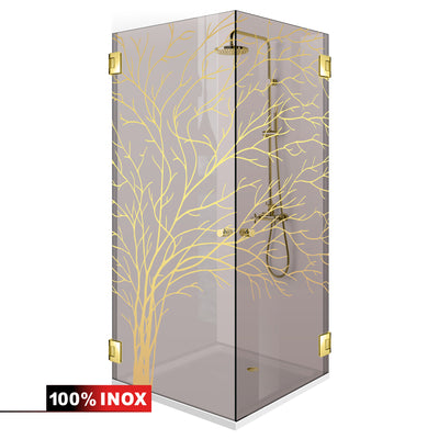 Cabina dus cu usa batanta #Bronz
