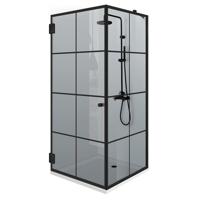 Cabina dus cu usa batanta #Gri