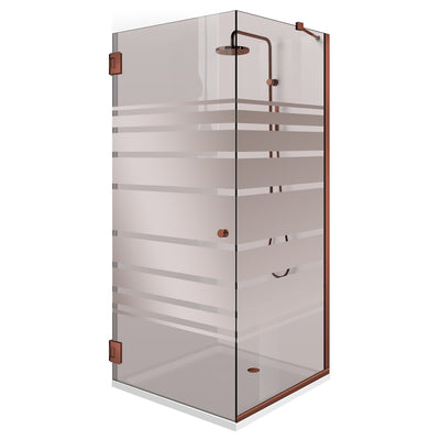 Cabina dus cu usa batanta #Bronz