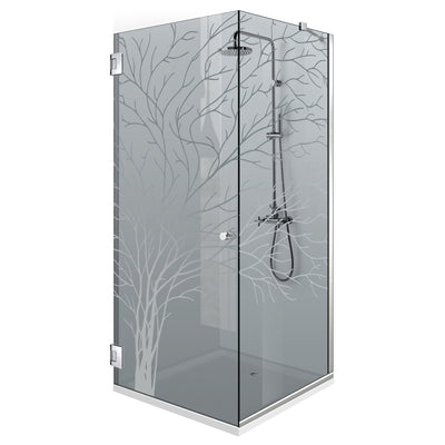Cabina dus cu usa batanta #Gri
