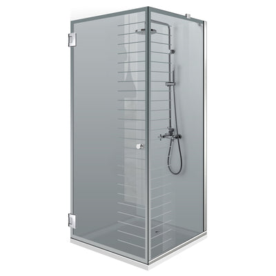 Cabina dus cu usa batanta #Gri