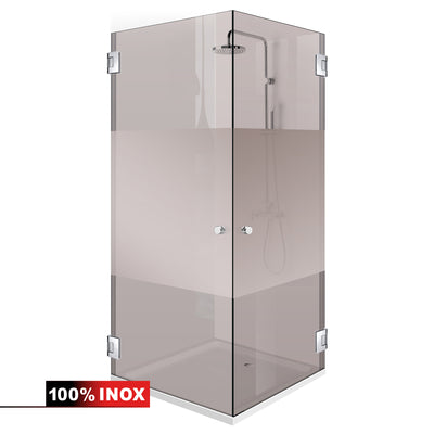 Cabina dus cu usa batanta #Bronz