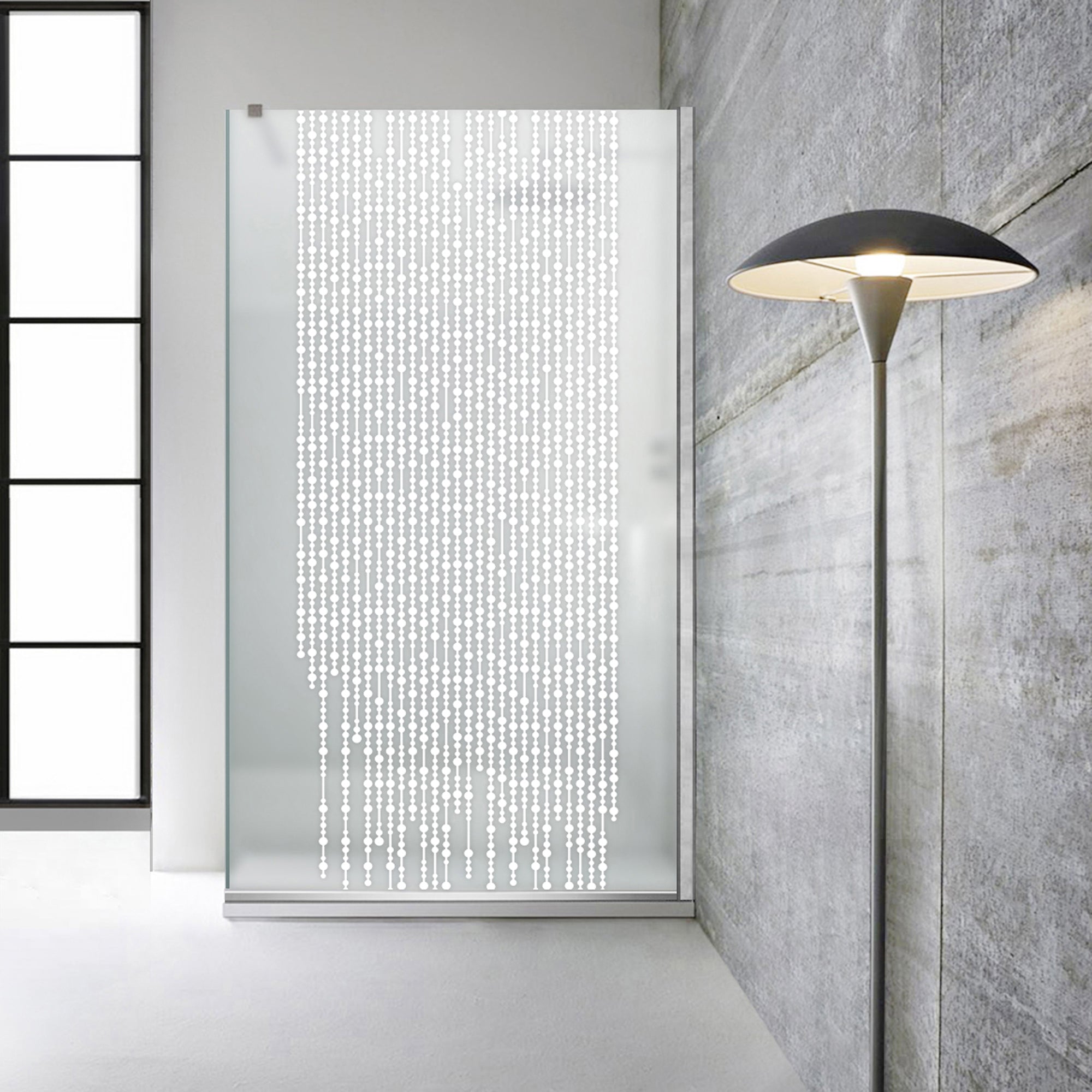 Paravan dus Walk-in, Perete dus  Inox, #Mata #Matt
