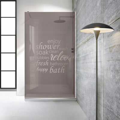 Paravan dus Walk-in, Perete dus  Inox, #Bronz #Bronz